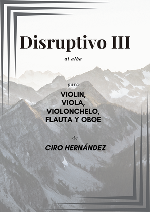 Disruptivo III