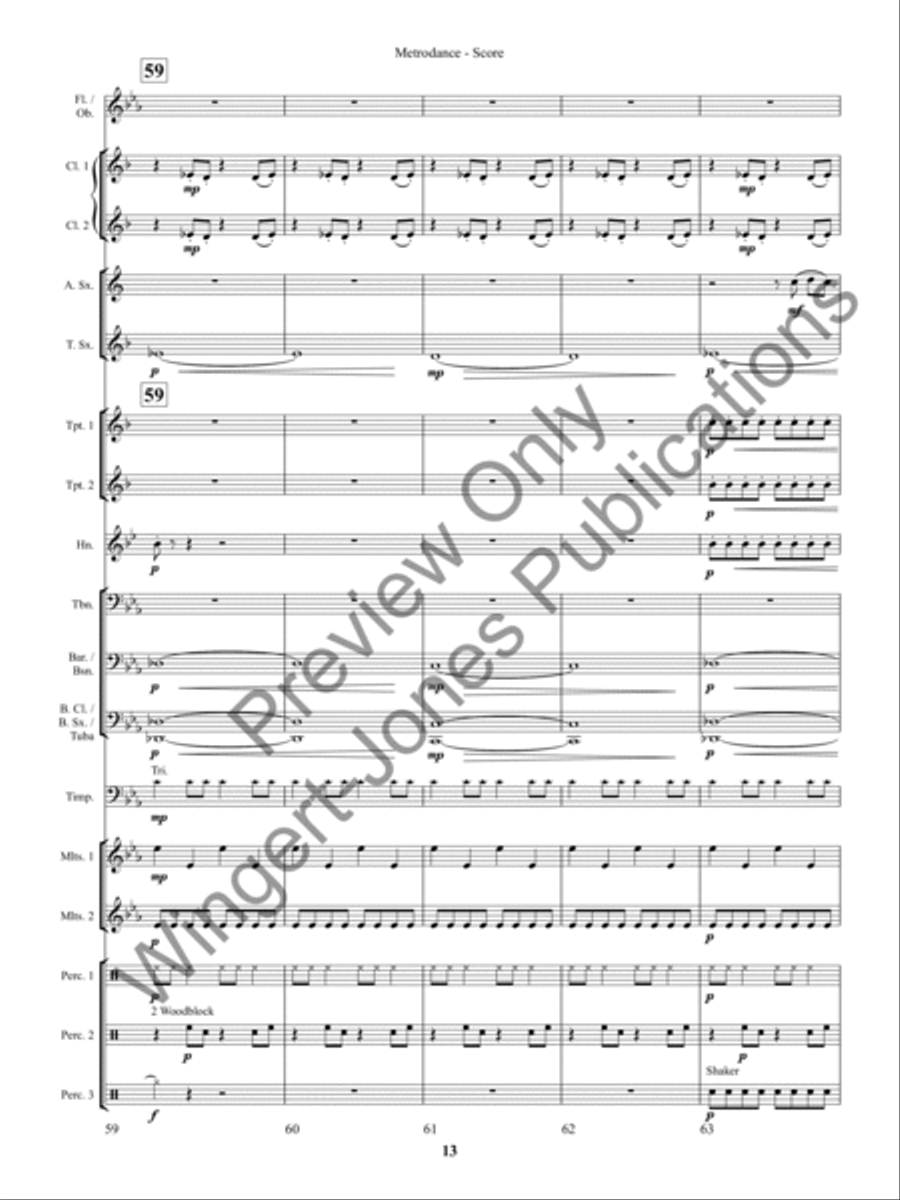 Pacifica Concert Band scores gallery preview page 16