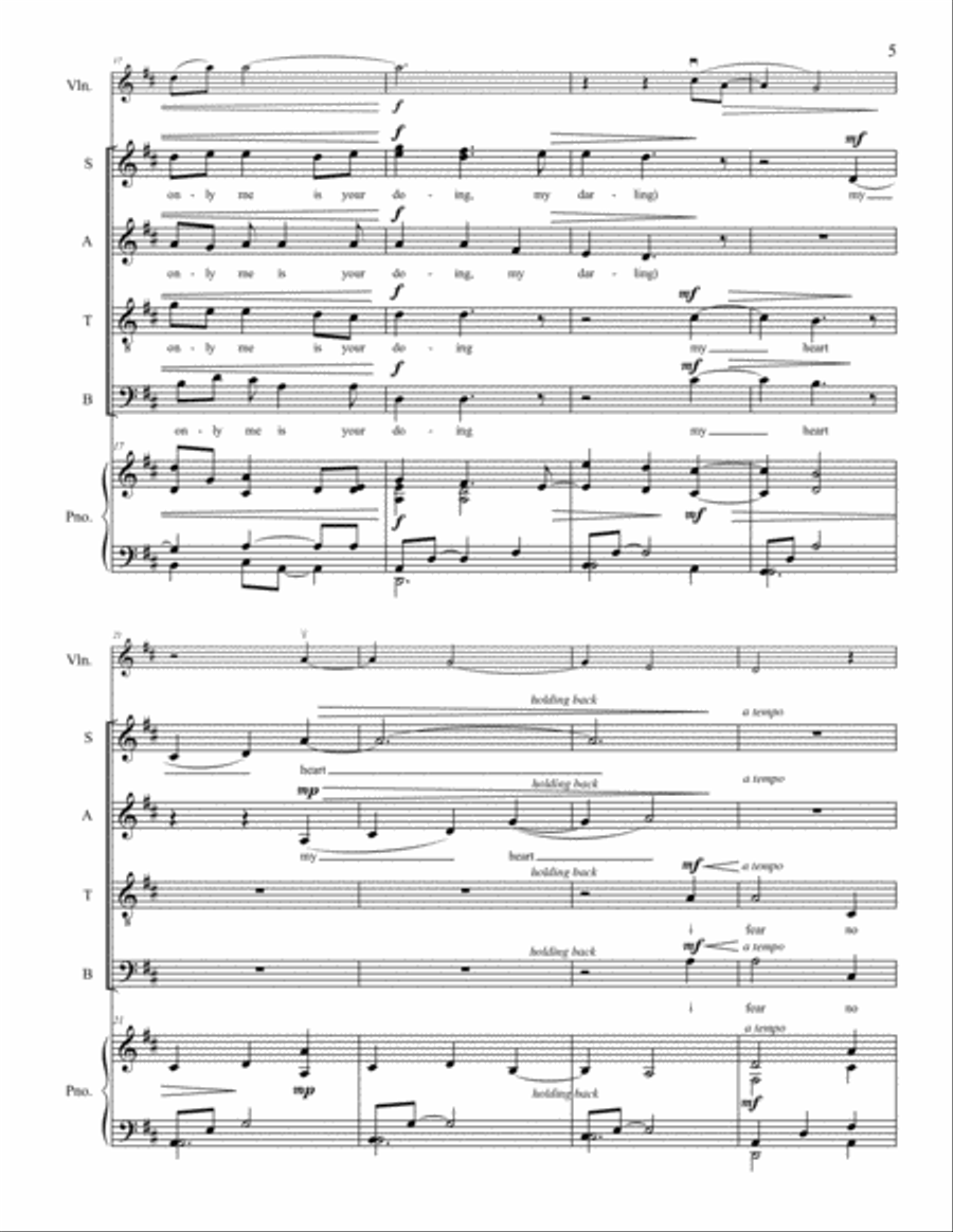 i carry your heart with me 4-Part scores gallery preview page 7