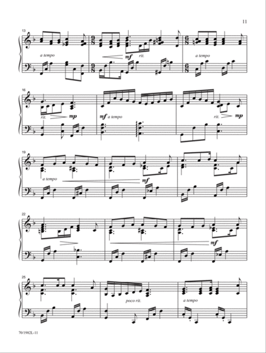 Light of The World Piano Solo scores gallery preview page 6