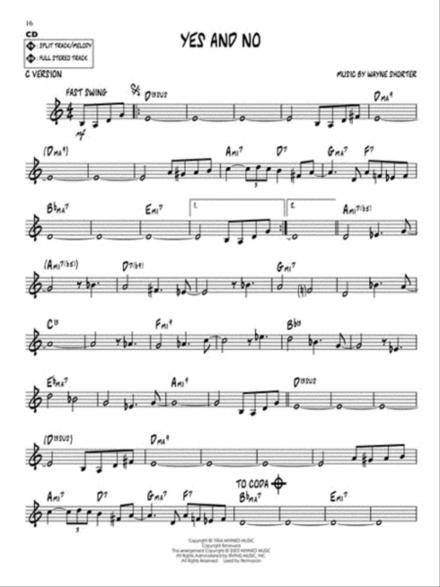 Wayne Shorter CD scores gallery preview page 6