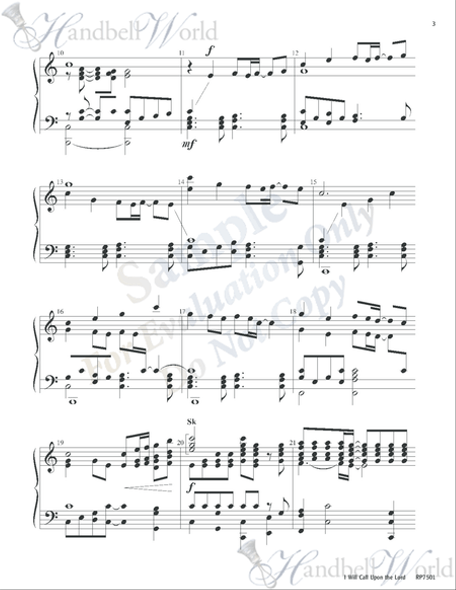 I Will Call Upon the Lord 5-Octaves scores gallery preview page 6