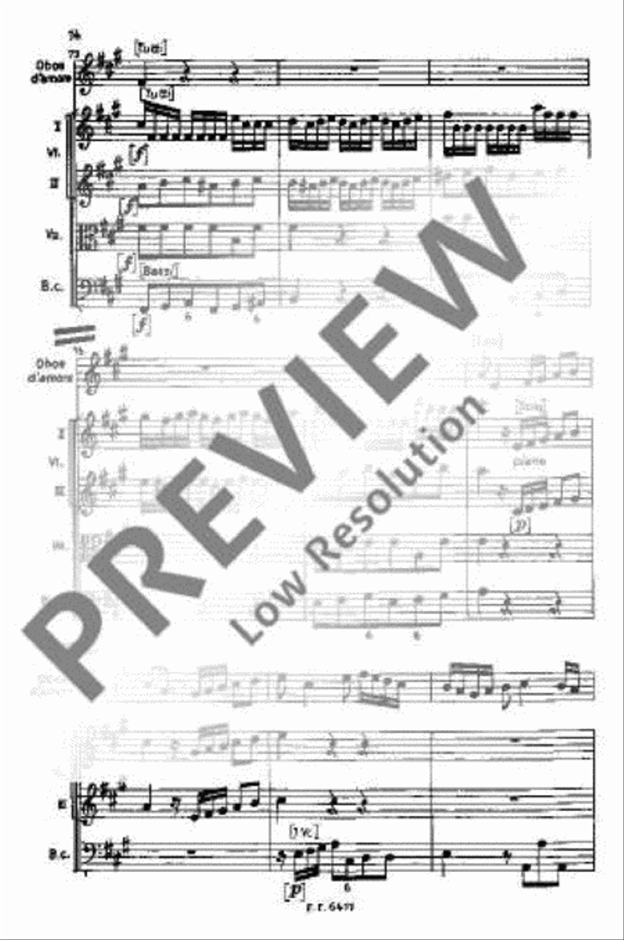 Concerto A major Piano and Keyboard scores gallery preview page 19