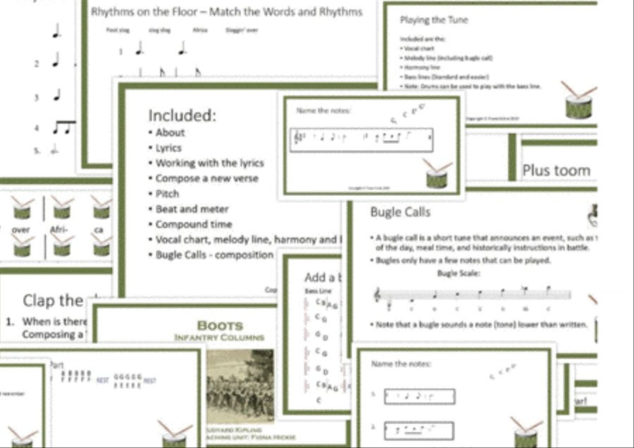 Boots - Infantry Columns Small Ensemble scores gallery preview page 2
