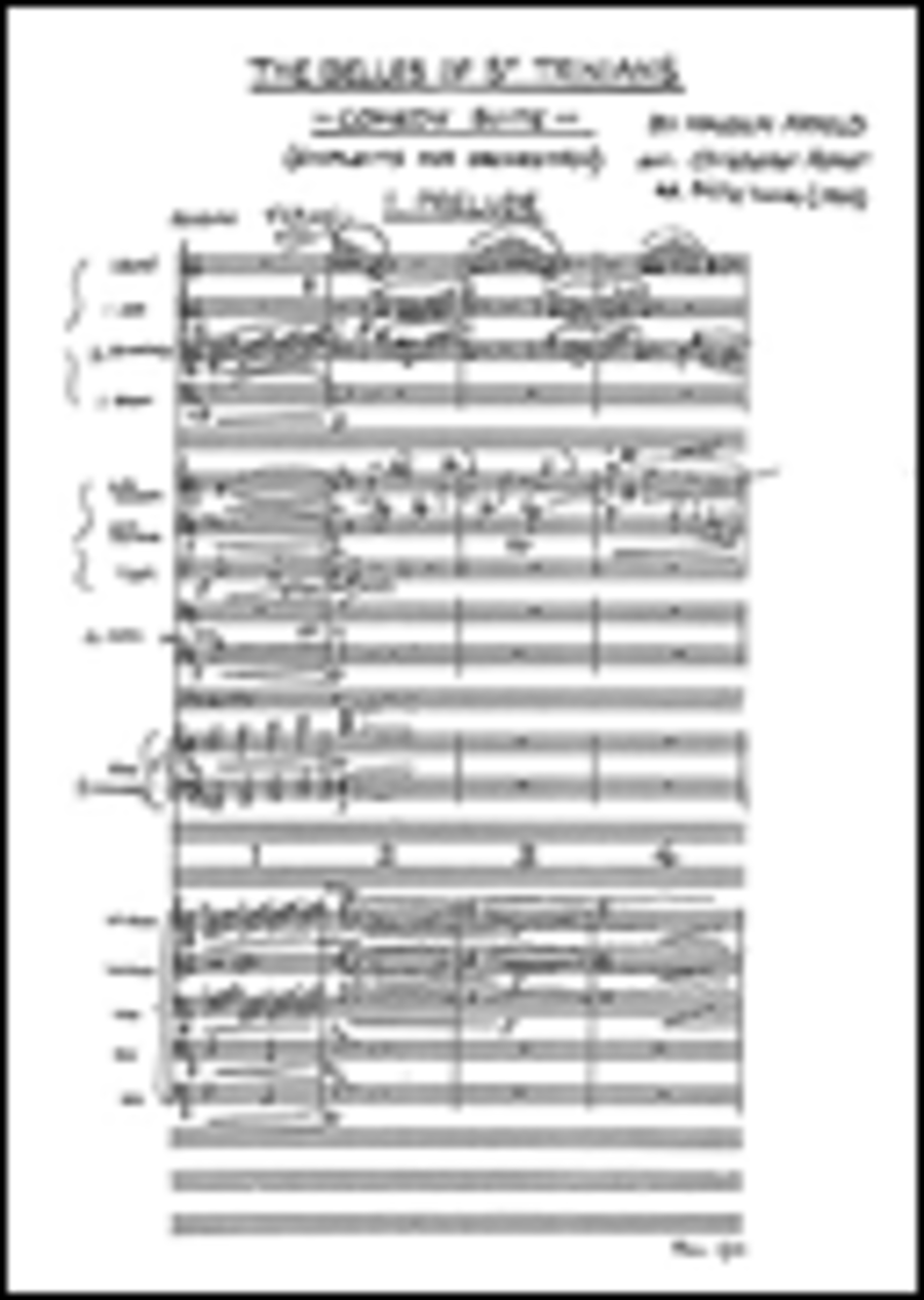 Malcolm Arnold: The Belles Of St.Trinians- Comedy Suite (Full Score) Orchestra scores gallery preview page 1