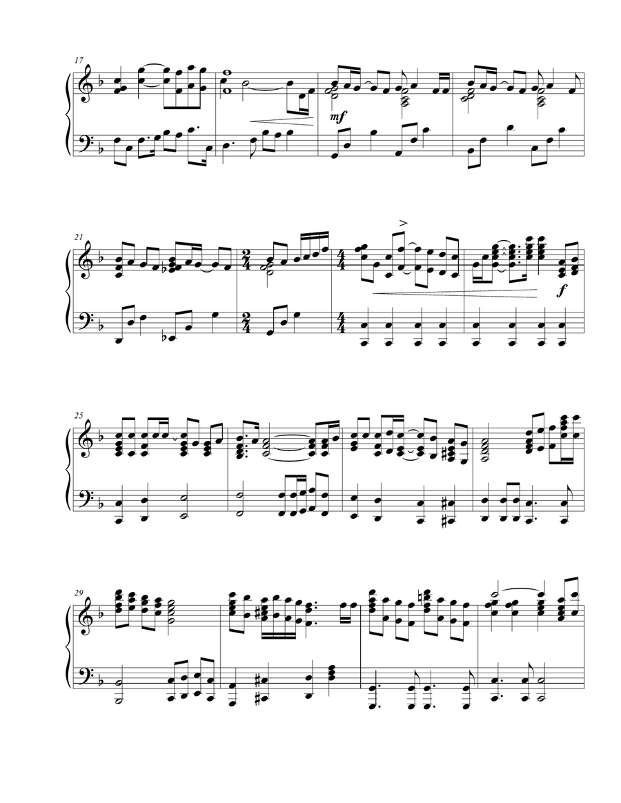 Find Us Faithful Piano Solo scores gallery preview page 2