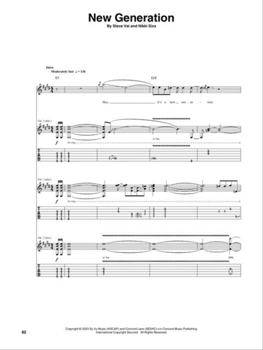 Vai/Gash Electric Guitar scores gallery preview page 6