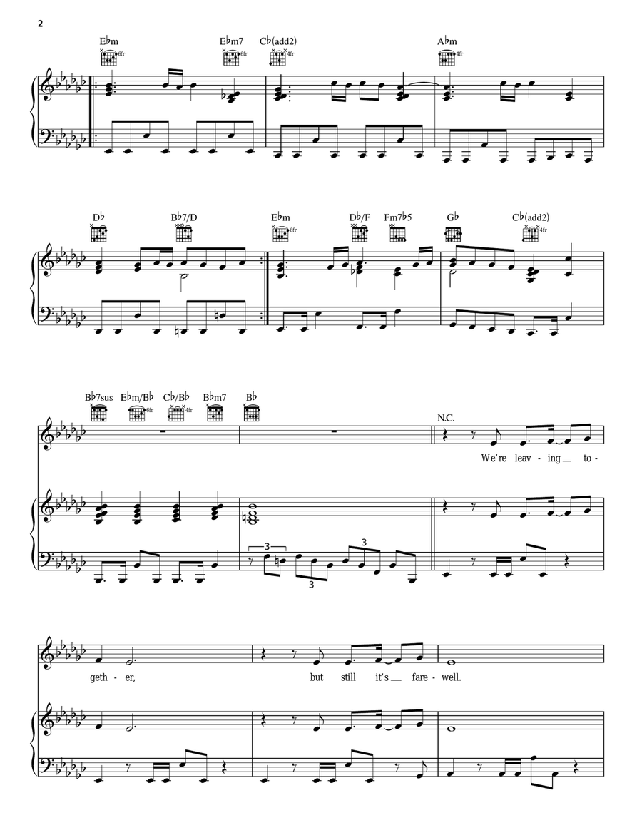 Final Countdown Acoustic Guitar scores gallery preview page 2