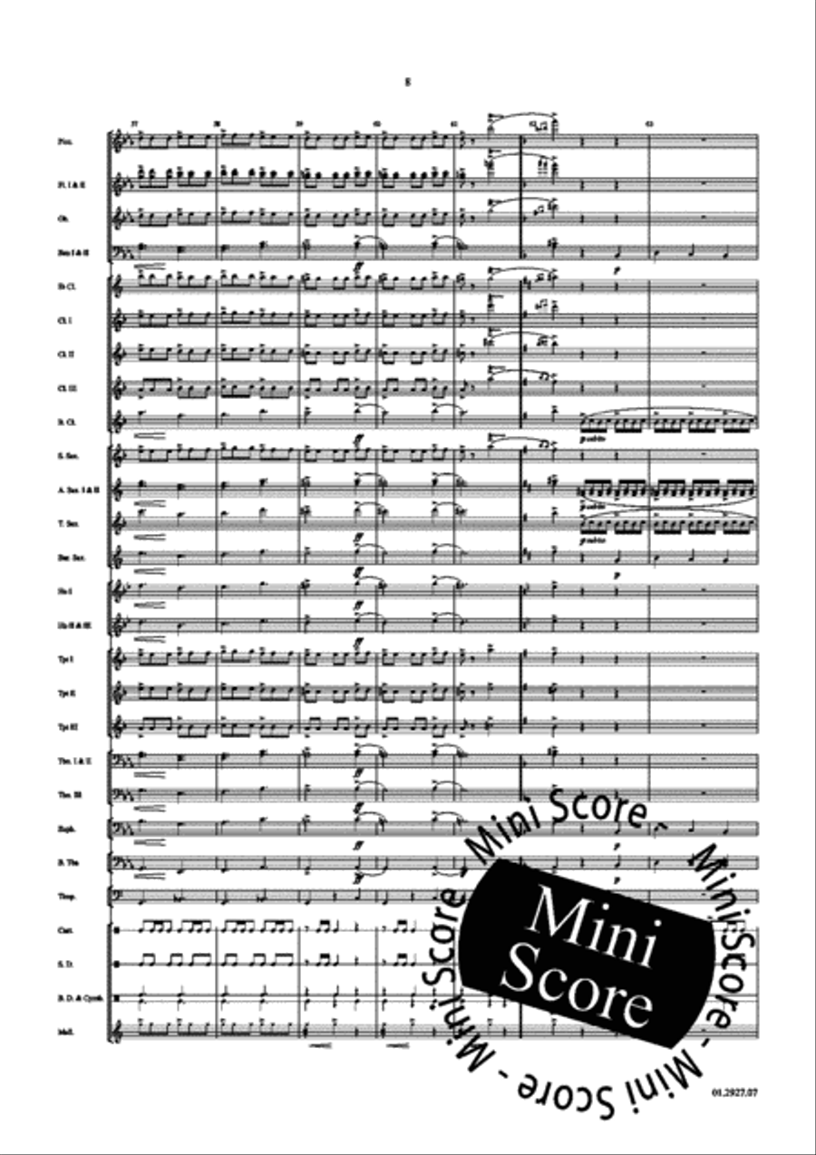 Paso Quebrado Concert Band scores gallery preview page 12