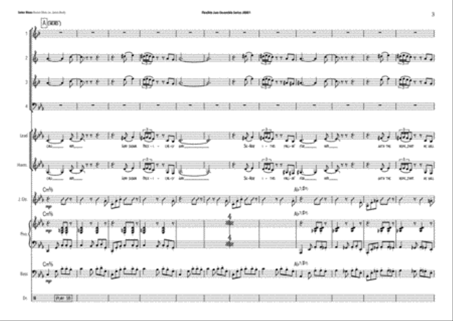 Senor Blues Jazz Ensemble scores gallery preview page 3