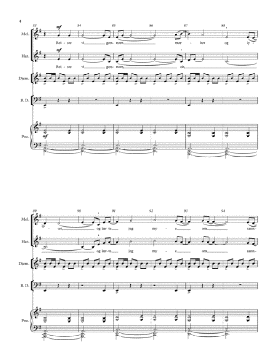 Reven (The Fox) Choir scores gallery preview page 4