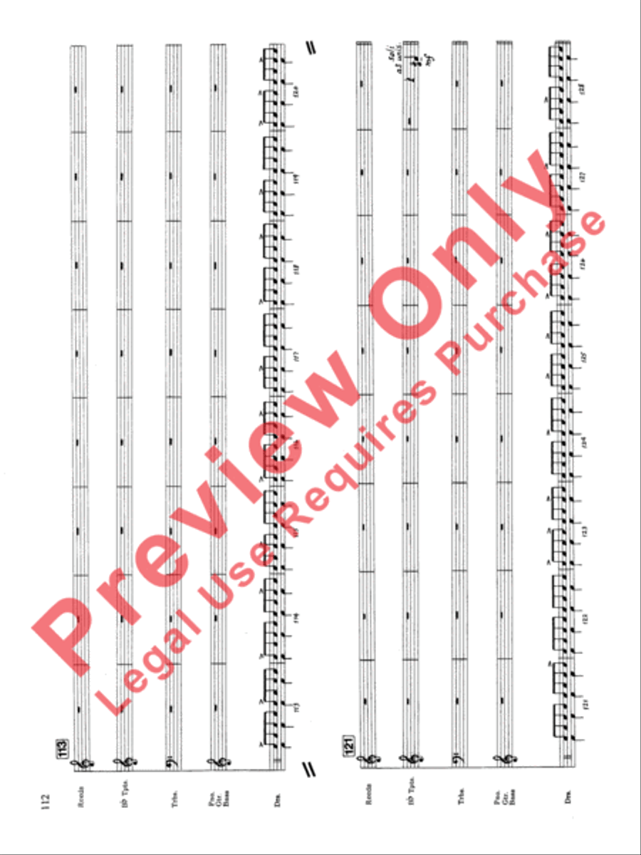 Original Big Band Sounds Big Band scores gallery preview page 113