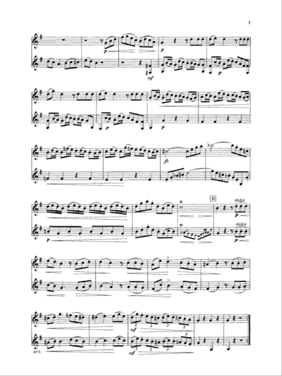 Nicolai: Three Duets Nicolai: Three Duets Part scores gallery preview page 2