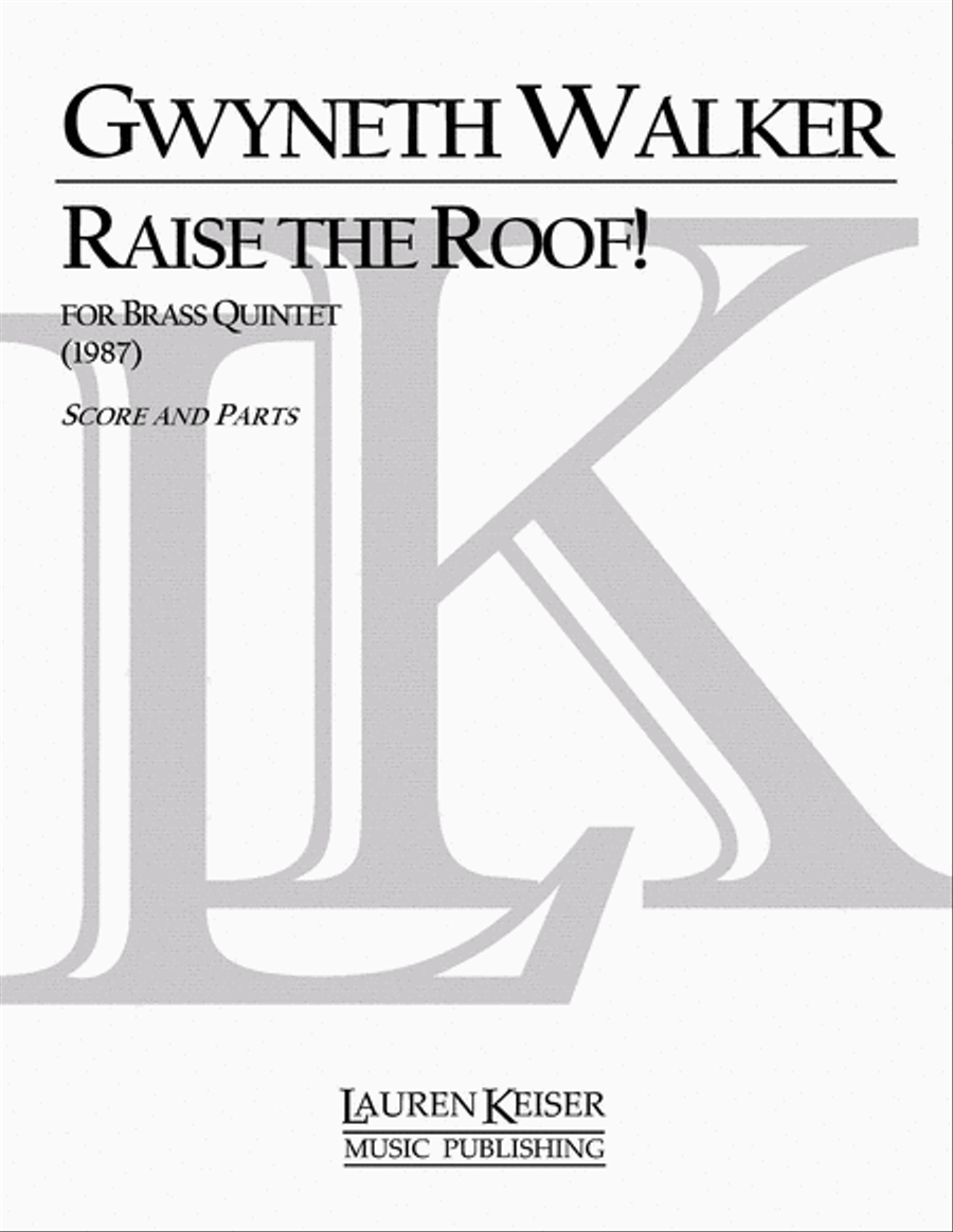 Raise the Roof! Brass Quintet scores gallery preview page 1