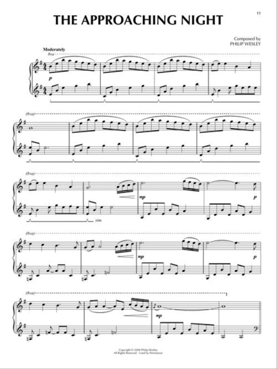 Calming Piano Solos Piano Solo scores gallery preview page 5