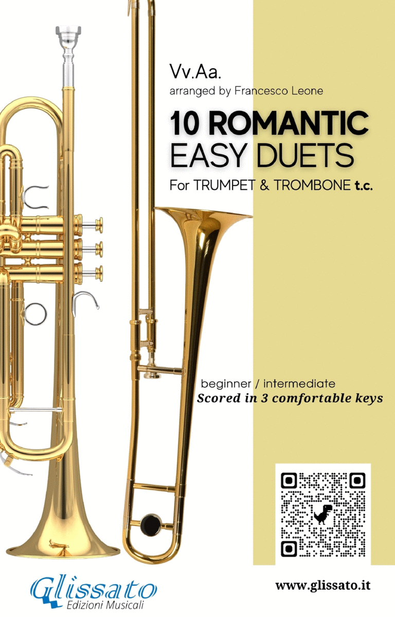 10 Romantic Easy duets for Bb Trumpet and Trombone T.C. image number null