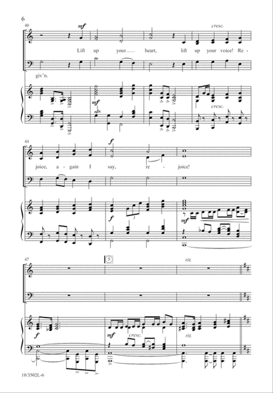 Crown Him, the Risen King! 3-Part scores gallery preview page 7