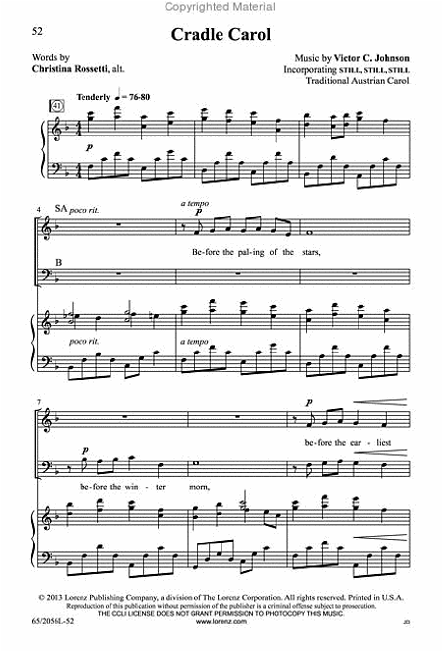 Bethlehem's Child Bethlehem's Child 3-Part scores gallery preview page 20