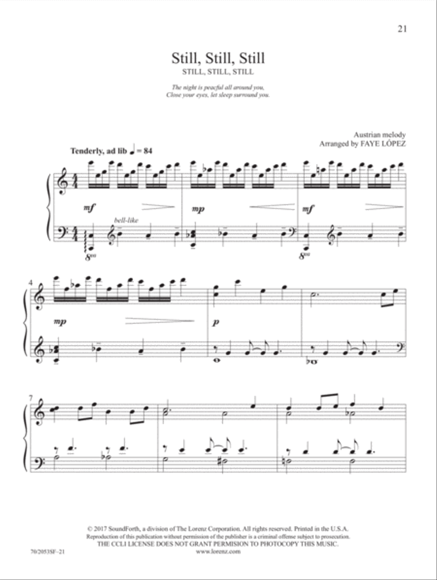 Peace on Earth Piano Solo scores gallery preview page 14