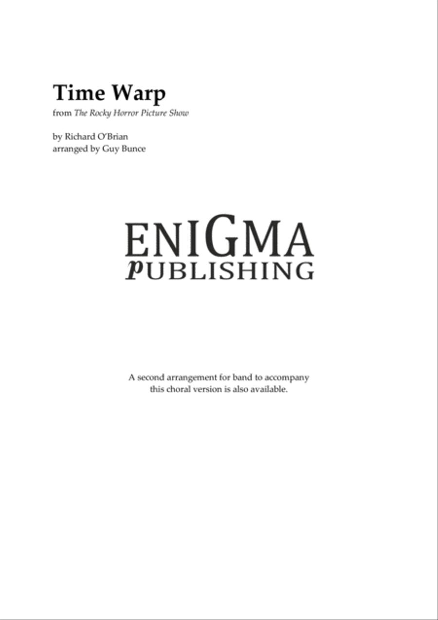 Time Warp Time Warp Divisi scores gallery preview page 2