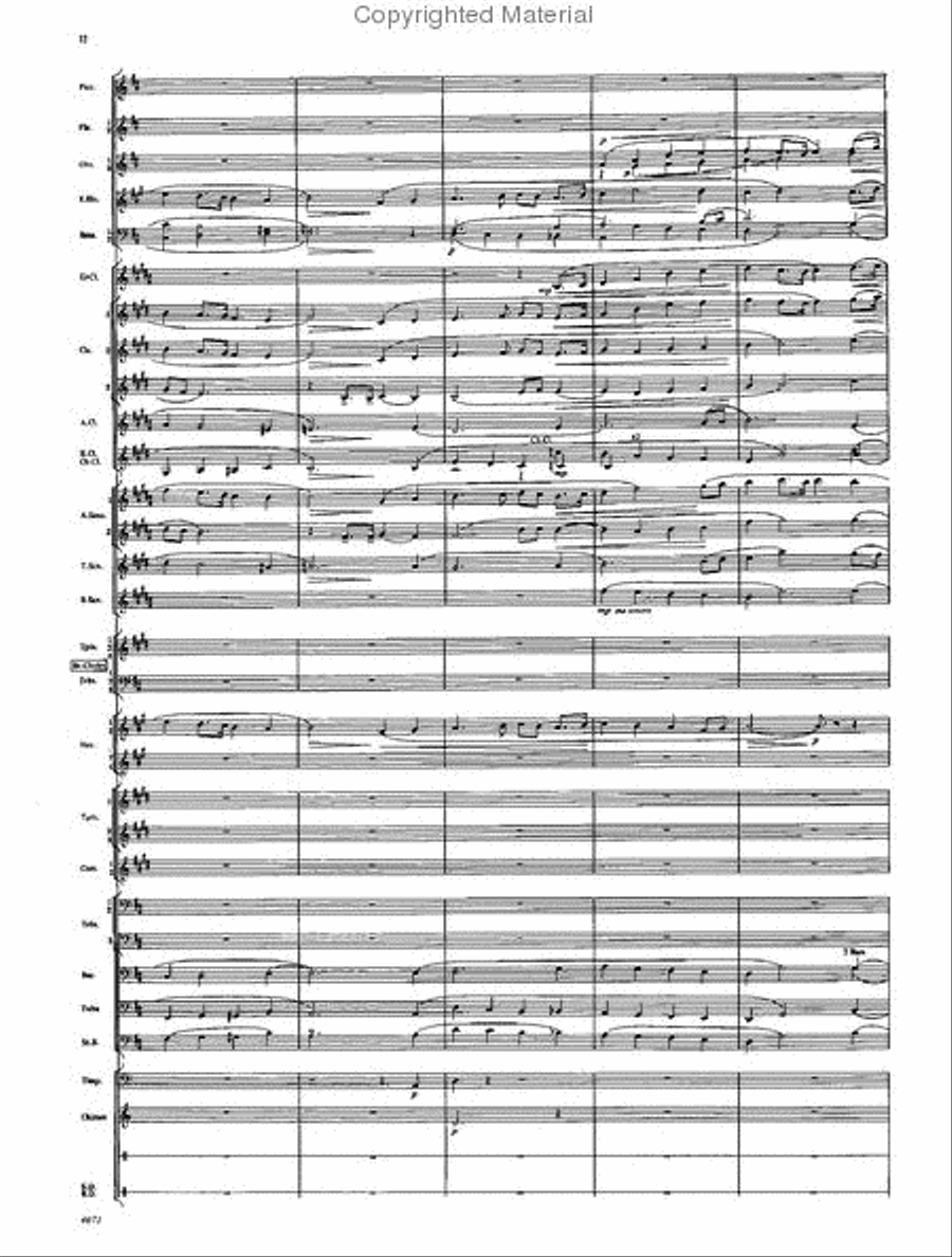 Fourth Suite for Band Concert Band scores gallery preview page 10