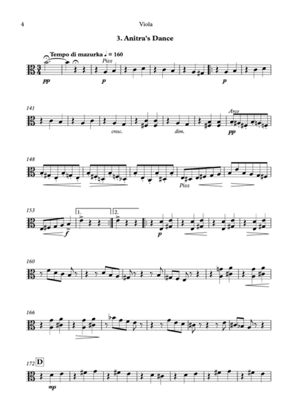Peer Gynt Suite Nº 1 - E. Grieg - For String Quartet (Viola)