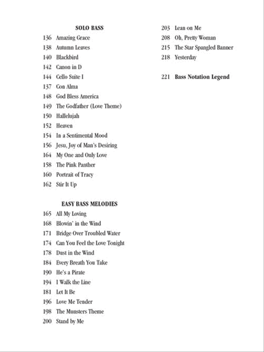The Ultimate Bass Songbook Electric Guitar scores gallery preview page 3