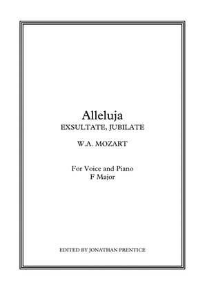 Book cover for Alleluja - Exsultate jubilate (F Major)
