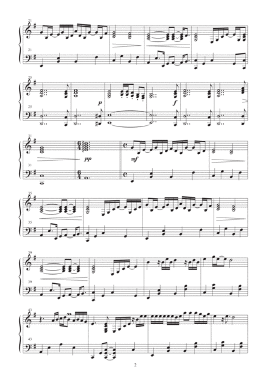 News News Piano Solo scores gallery preview page 2