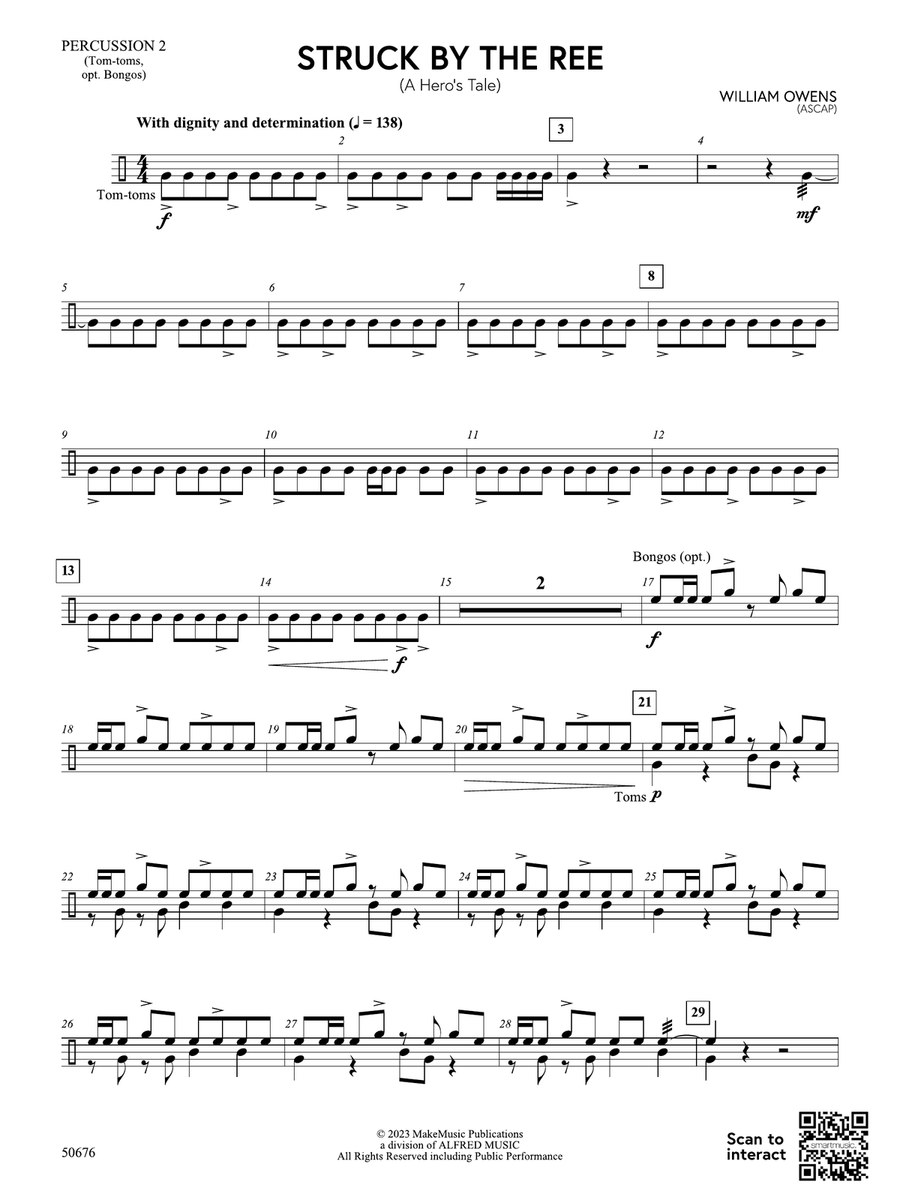Struck by the Ree: 2nd Percussion