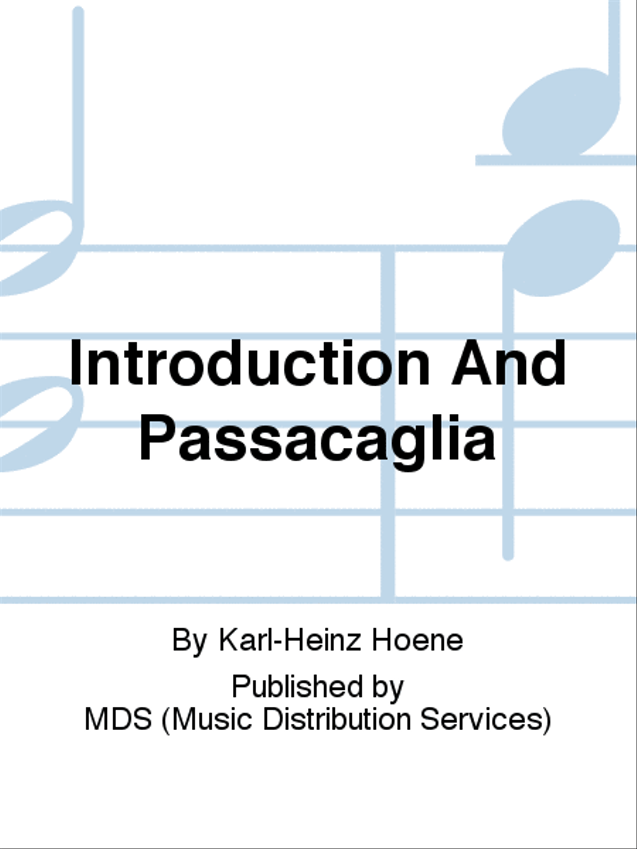 Introduction and Passacaglia