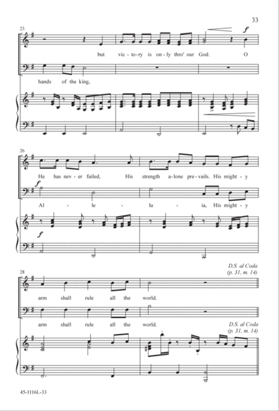 12 Anthems for about 12 Singers 3-Part scores gallery preview page 33