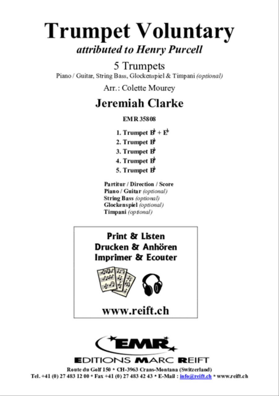 Trumpet Voluntary Trumpet scores gallery preview page 2