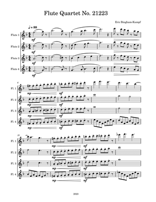 Flute Quartet No. 21223