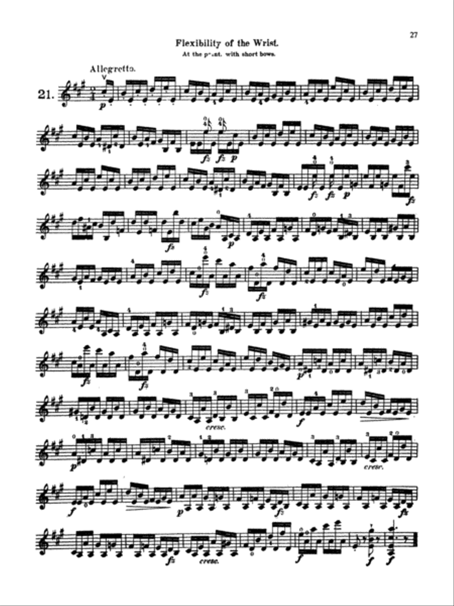 Mazas: 75 Progressive and Melodious Studies, Op. 36 Part scores gallery preview page 1