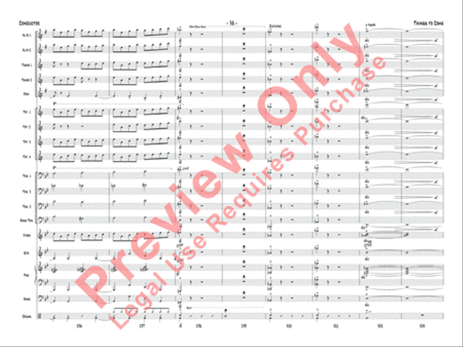 Things to Come Things to Come Jazz Ensemble scores gallery preview page 39