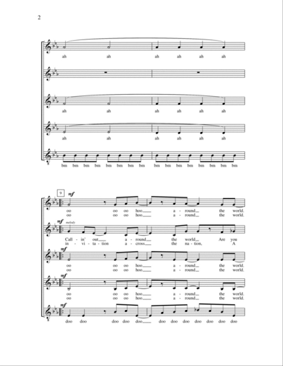 Dancing in the Streets Dancing in the Streets SSAA scores gallery preview page 2