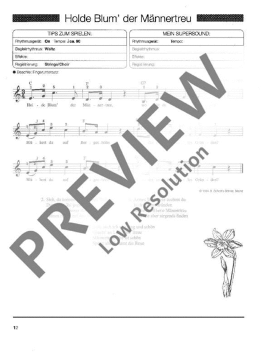Küchenlieder Piano scores gallery preview page 13