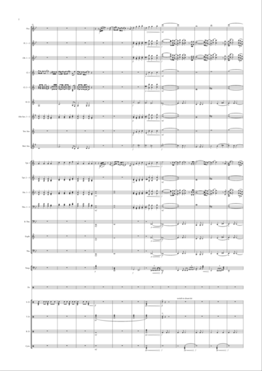 As The World Caves In As The World Caves In Concert Band scores gallery preview page 2