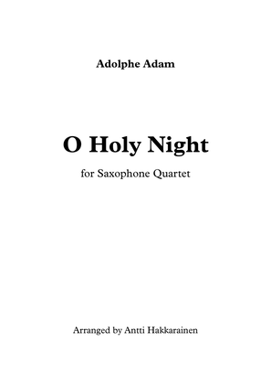 Book cover for O Holy Night - Saxophone Quartet