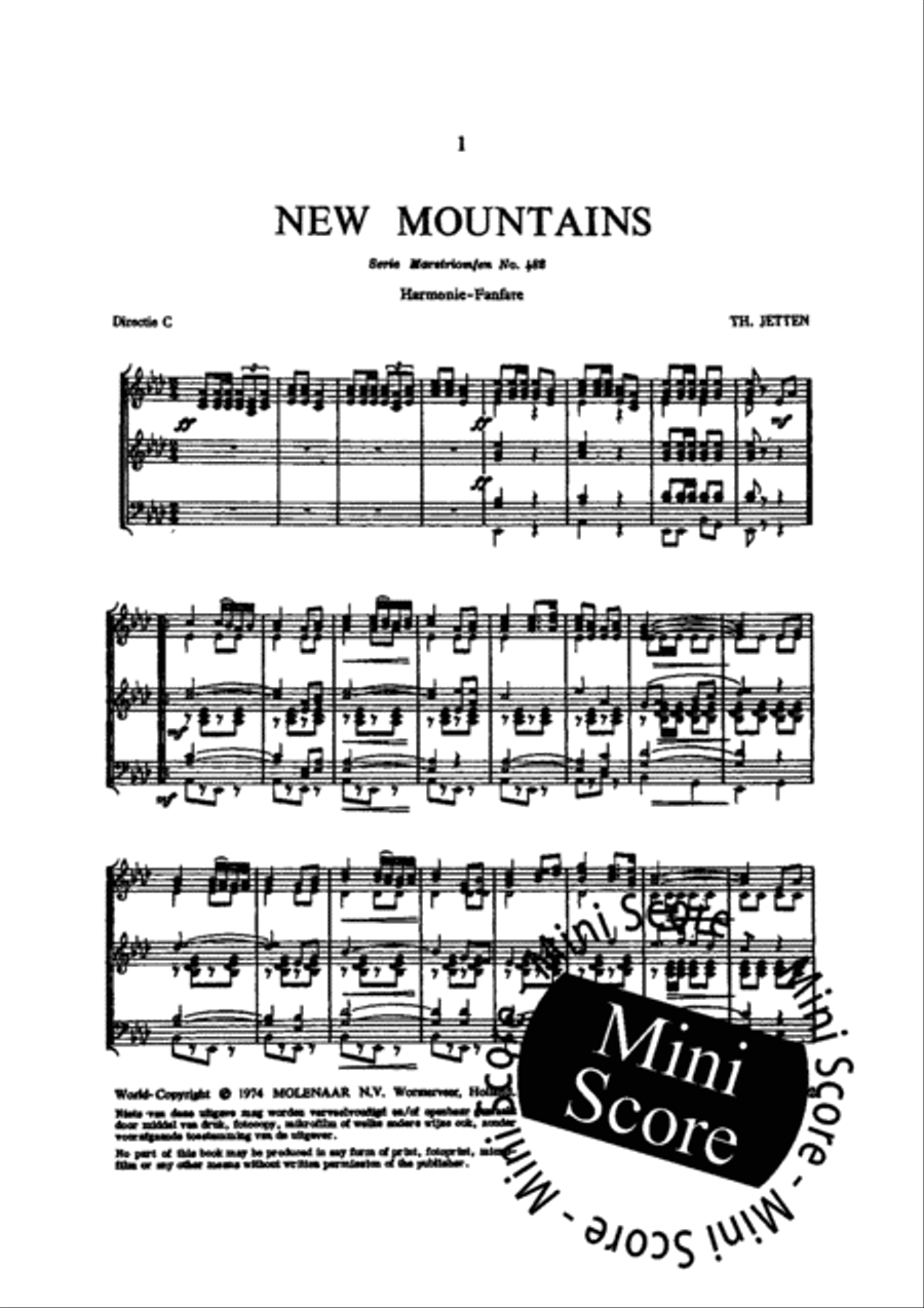 New Mountains Fanfare Band scores gallery preview page 3