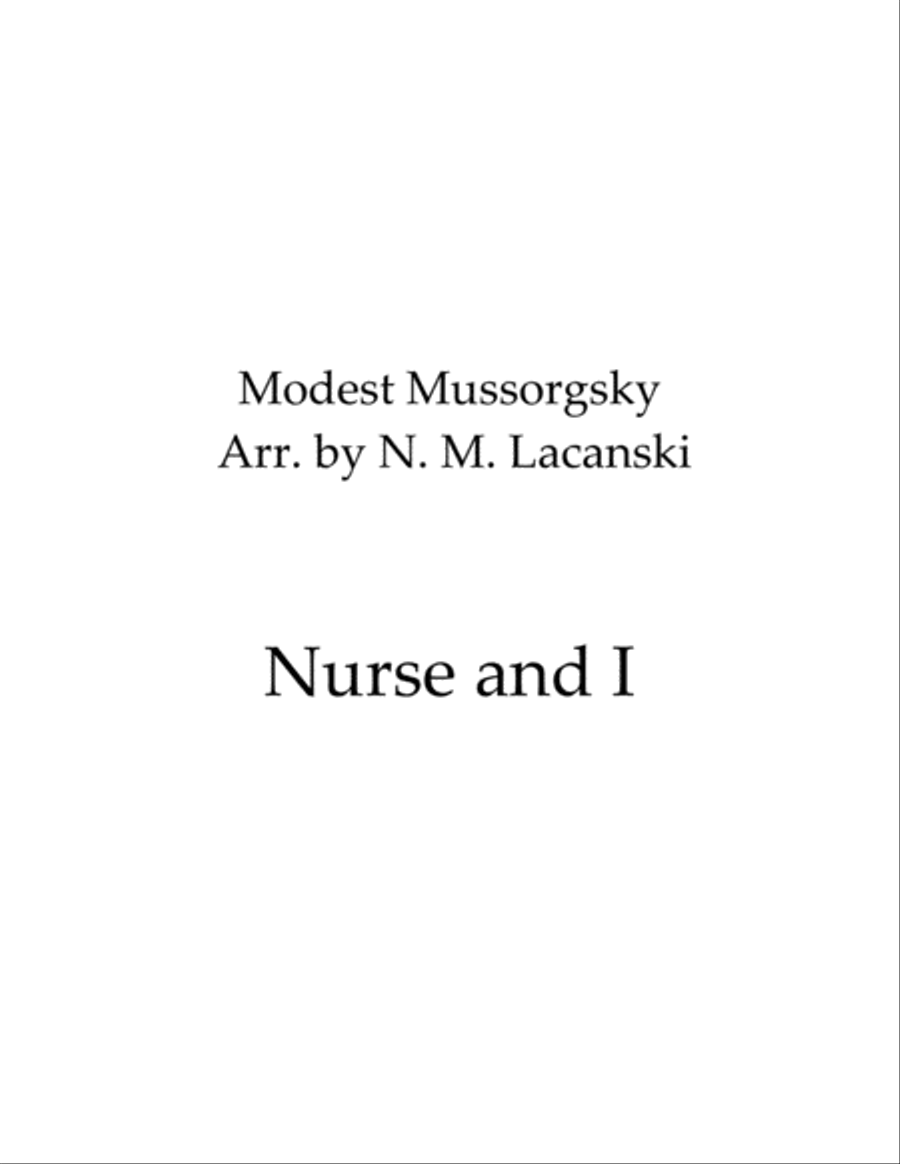 Nurse and I Nurse and I String Quartet scores gallery preview page 1