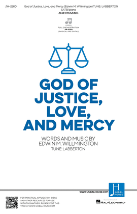 Book cover for God of Justice, Love, and Mercy