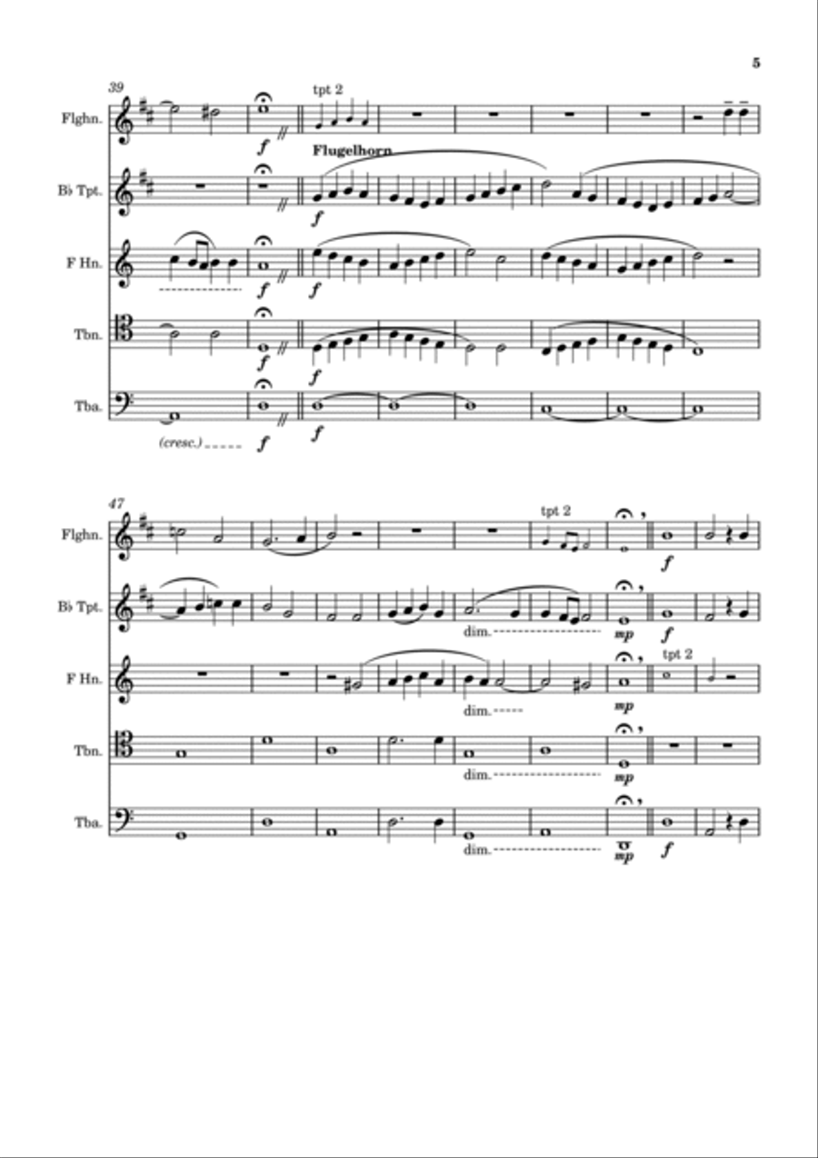 Duo Seraphim Flugelhorn scores gallery preview page 5