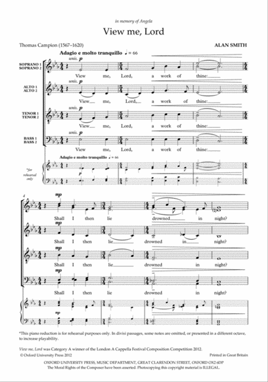 View me, Lord View me, Lord SSAATTBB scores gallery preview page 2