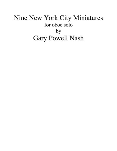 Nine New York City Miniatures image number null