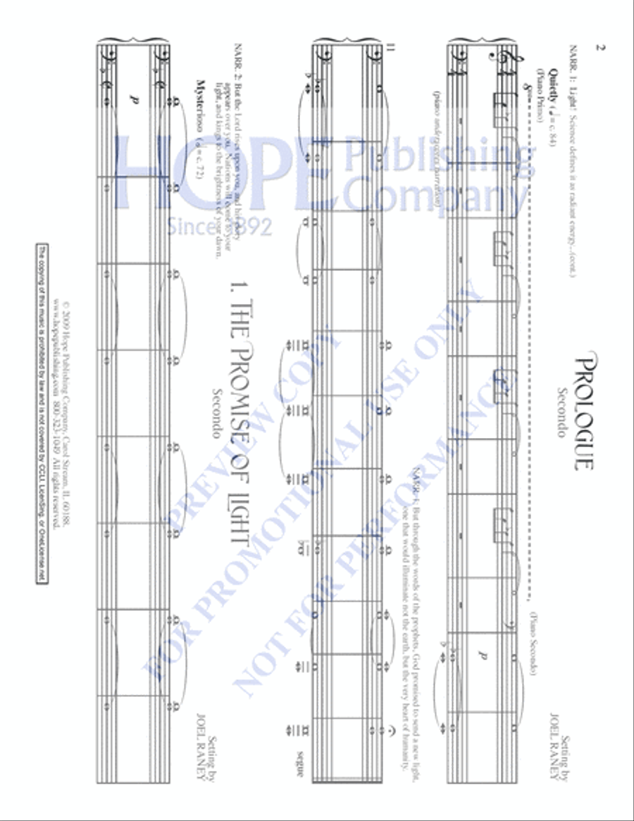 The Promise of Light The Promise of Light Choir scores gallery preview page 3