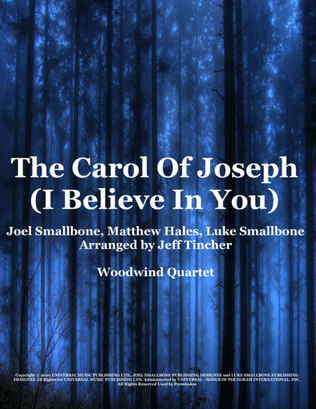 The Carol Of Joseph (i Believe In You)