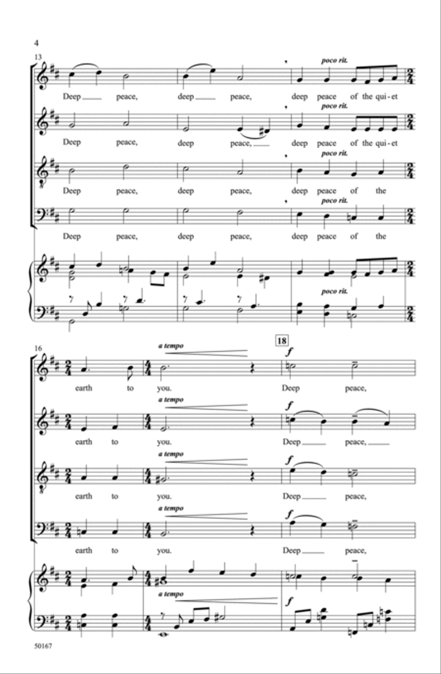 Deep Peace Choir scores gallery preview page 3