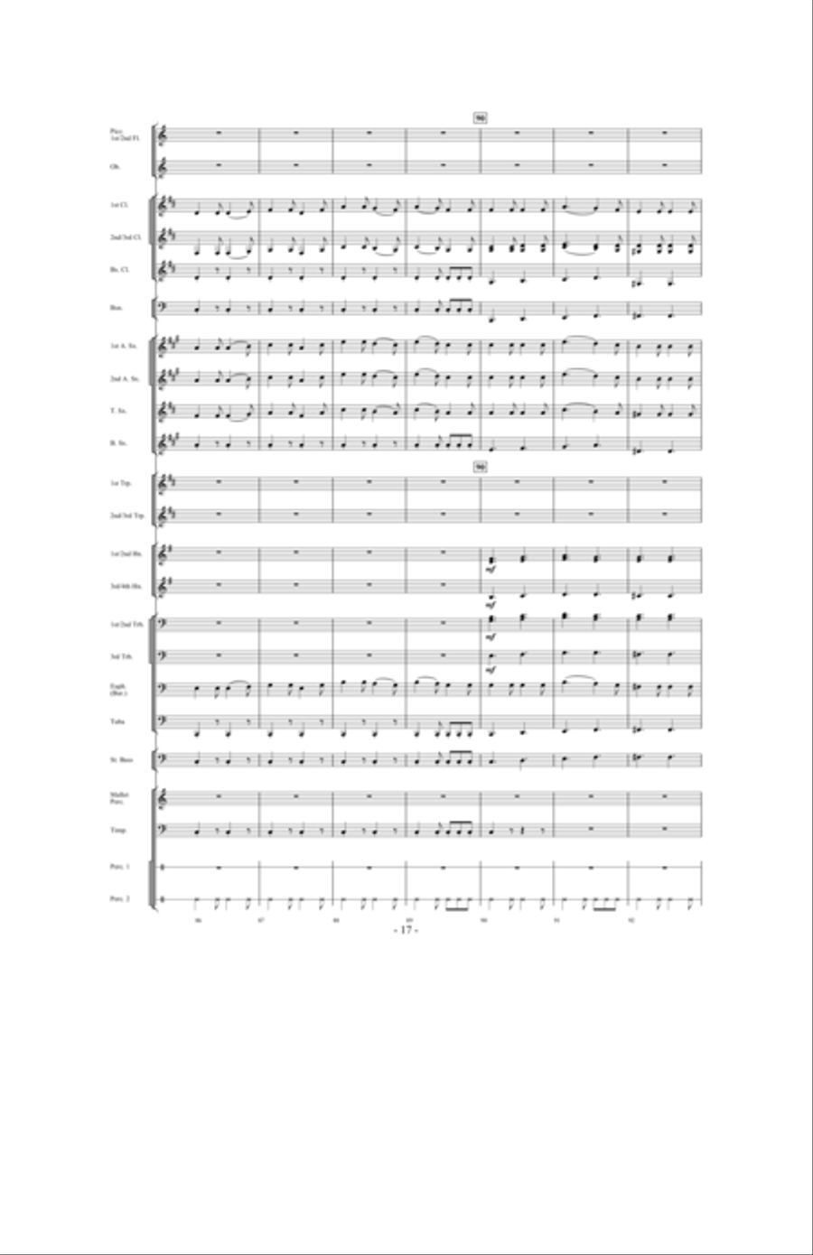 Celebration Folklorique Concert Band scores gallery preview page 16